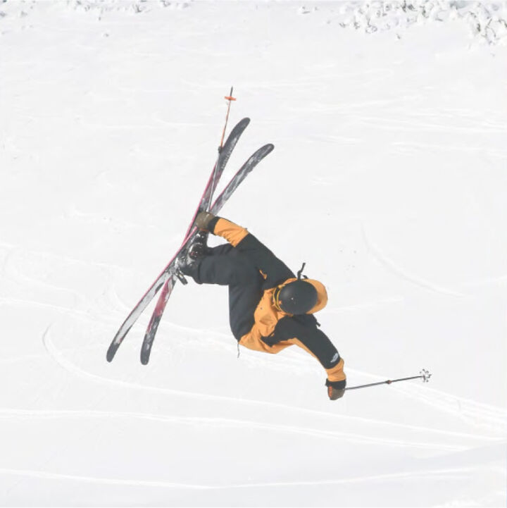 Flipping on Skis - Shop Snow
