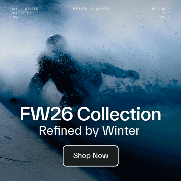 The FW27 collection taps into this feeling – being Refined by Winter and Designed For Sport​.